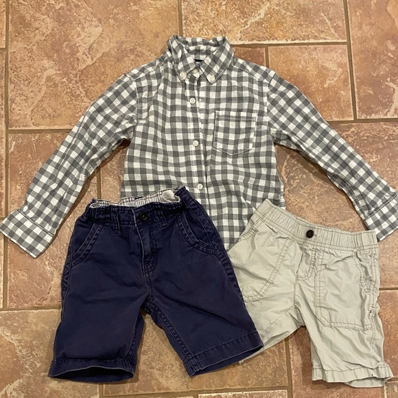 Gymboree Other - Gymboree Carter’s button-down and two Shorts